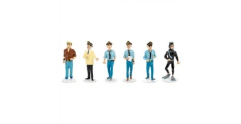 set-de-figurines-collection-tintin-carte-de-voeux-1972-serie-12