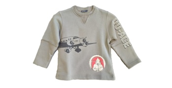 tntin-sweet-shirt-avion-kaki-4ans