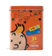 tintin-pansement-boite-metal-orange-moulinsart