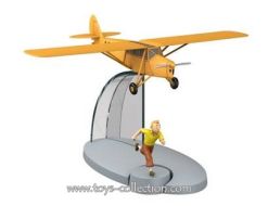 avion-orange-des-cigares-du-pharaon-et-tintin