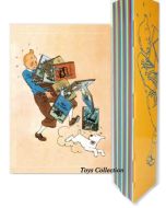 poster-tintin-portant-la-pile-l-albums