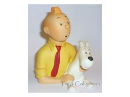 Buste Tintin chemise jaune #