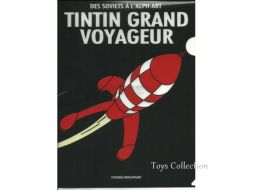 Chemise plastique Fusée - tintin grand voyageur