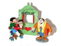 Gaston et le thêatre de marionnettes