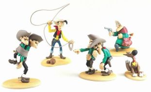 Lucky Luke, rantanplan et les daltons