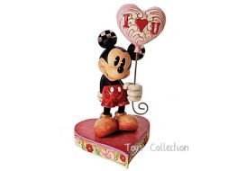 Mickey avec un ballon coeur