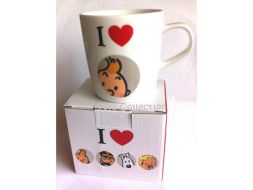 Mug I love Tintin