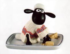 Shaun sur le plateau de fromage #
