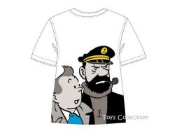 Tee shirt Tintin et Haddock  12 ans