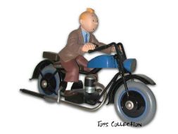 Tintin a moto #