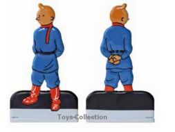 Figurine Tintin et Milou, Ils arrivent, nouveau socle - Figurines