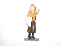 Tintin avec un journal #
