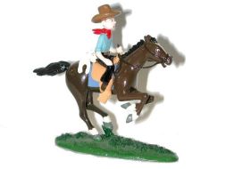 Tintin Milou à cheval