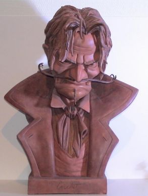 Capitaine Crochet buste monochrome