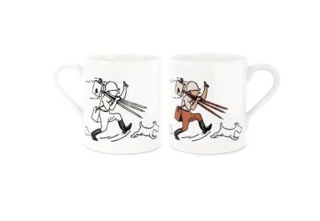 Mug noir & blanc / colorisé - Congo