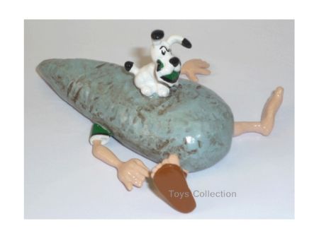 Idéfix écrasant un Romain