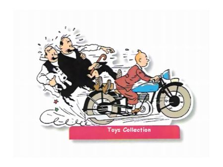 Tintin et les Dupontd en moto GM