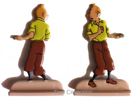 Figurine TINTIN portant La Licorne - 6 cm - Moulinsart 2011