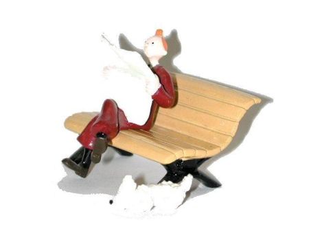 Tintin, Milou sur le banc #