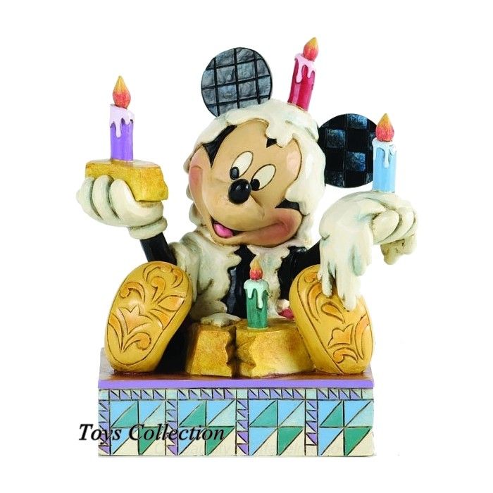 Mickey Joyeux Anniversaire Figurine Disney Traditions Resine