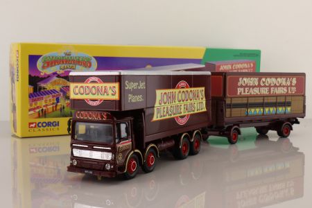 AEC closed pole truck with closed pole trailer set