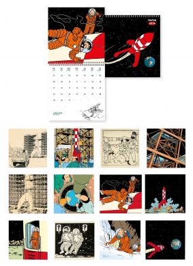 Calendrier Tintin 2019
