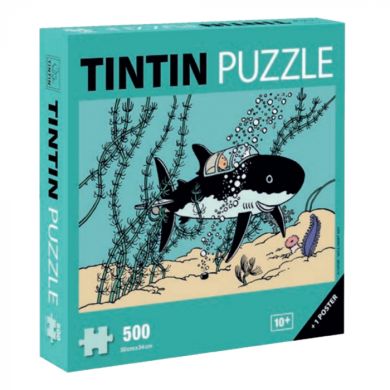 Puzzle Tintin, le Sous-marin Requin + Poster