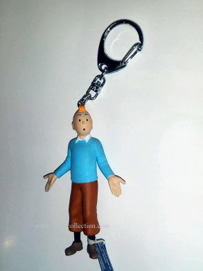 Porte-clé Tintin pull bleu