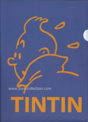 Chemise plastique Tintin silhouette violette