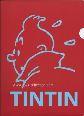 Chemise plastique Tintin silhouette rouge