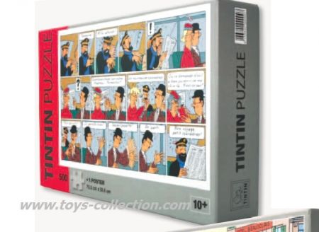 Puzzle Tintin sparadrap