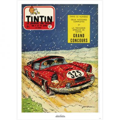 Affiche JEAN GRATON & JOURNAL TINTIN 1957 - N°47