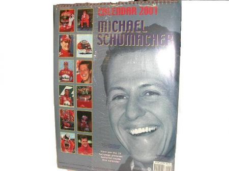 Calendrier Schumacher 2001