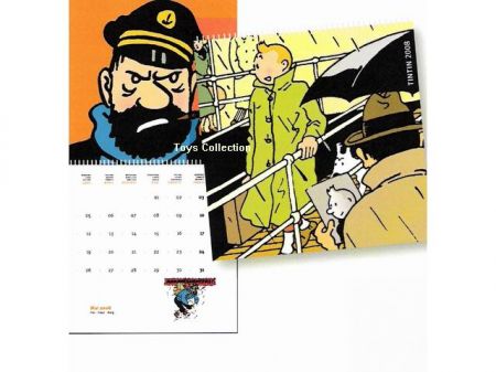 Calendrier  Tintin 2008