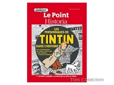 Le Point, les personnages de Tintin dans l'histoire Collector