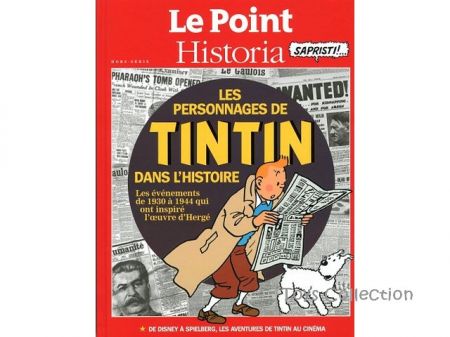 Le Point, les personnages de Tintin dans l'histoire