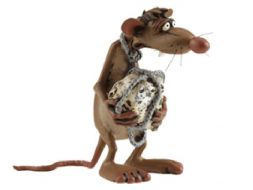 Le rat à la pierre
