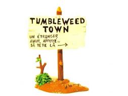 Panneau Tumbleweed Town