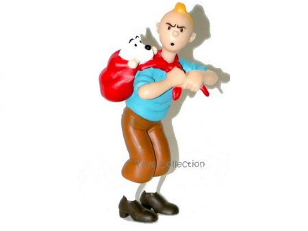 Porte-clé Tintin portant Milou