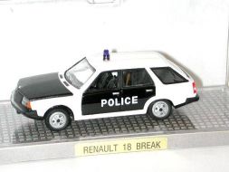 Renault 18 break Police