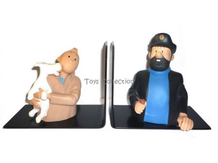 Serre livres Tintin et Haddock #