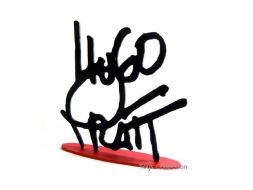 Signature Hugo Pratt en silhouette