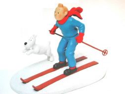 Tintin à skis