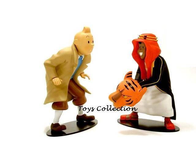Tintin et Abdallah Fig. Collection Rencontre Moulinsart Résine