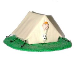 Tintin et Milou dans la tente #