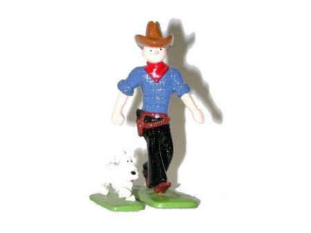 Tintin et Milou en cow-boy #