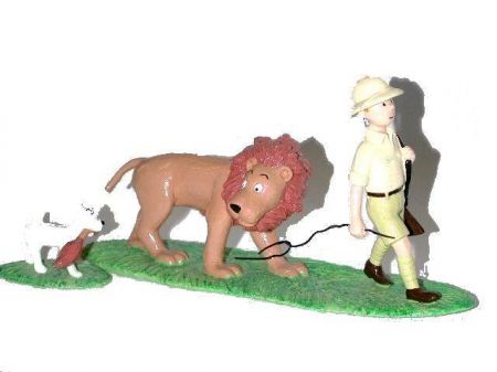 Tintin, Milou et le lion #