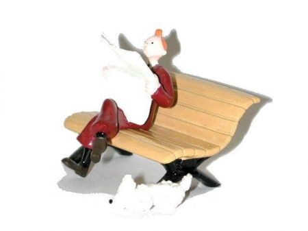 Tintin, Milou sur le banc #
