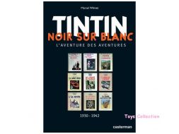 Tintin noir sur blanc
